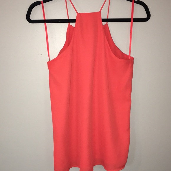 Coral tank with geometric print - Picture 2 of 3